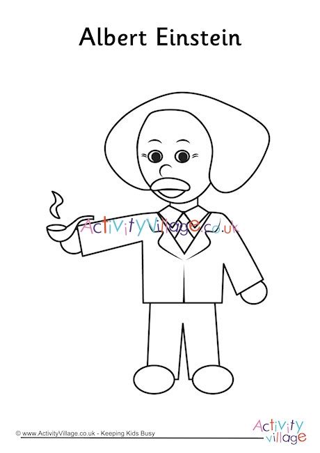 albert einstein coloring pages printable coloring pages