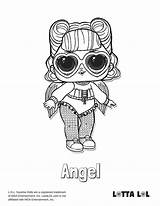 Lol Coloring Pages Angel Surprise Doll Dolls Lotta Printable Confetti Pop Choose Board Redirect Color sketch template