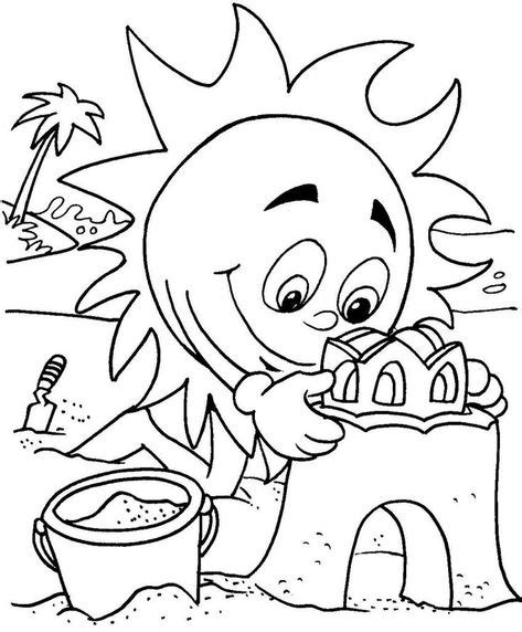 toddler summer coloring pages  kids print