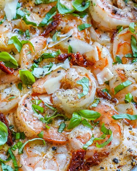 creamy garlic shrimp  parmesan easy keto recipe