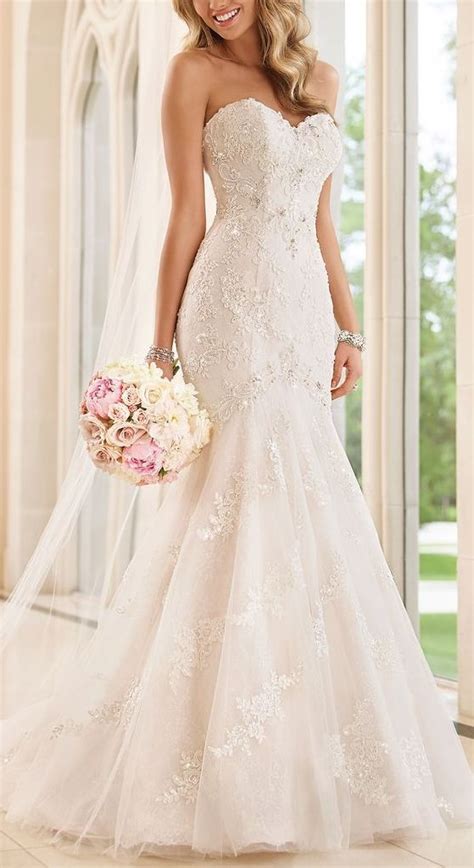 10 stunning fit and flare wedding gowns
