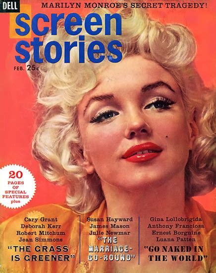 marilyn monroe screen stories cover copyright 1955 mad