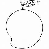 Kids Draw Easy Mango Drawing Outline Face Drawings Fruit Coloring Cartoon Blank Pencil Printable Fruits Choose Board Videos Template Very sketch template