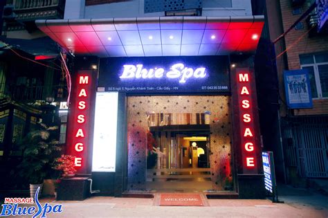 blue spa massage