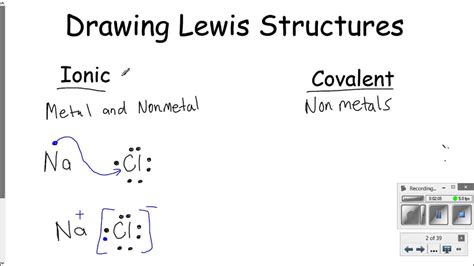 lesson  drawing lewis structures youtube