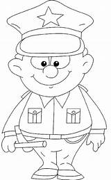 Police Coloring Visit Officer Pages sketch template
