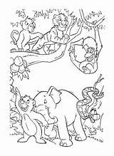 Coloring Pages Mowgli Getdrawings sketch template