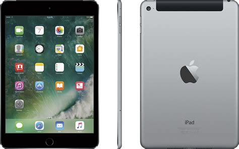 buy apple ipad mini  wi fi cellular gb verizon wireless space gray mnwplla