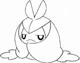 Pokemon Swadloon Coloring Pages Morningkids sketch template