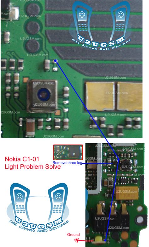 nokia   led light problem solution jumper ways cellphone hardware
