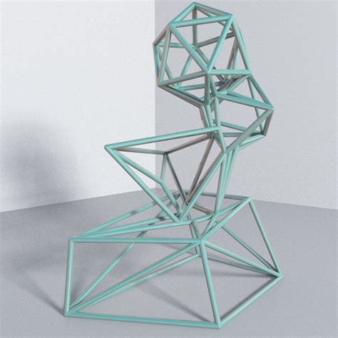 free 3d abstract sculpture model abstract sculpture geometric