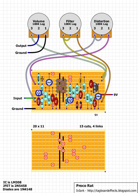 proco rat  schematic