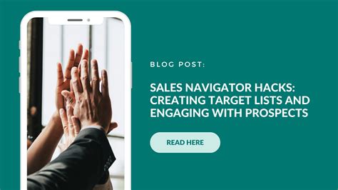 sales navigator hacks creating target lists  engaging  prospects