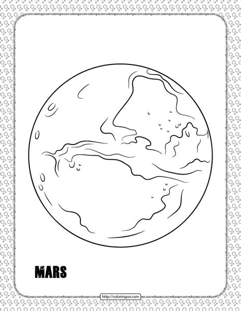 mars planet coloring pages   planet coloring pages planet