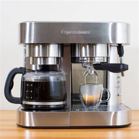 espressione em  combination espresso machine  coffee maker  cup sur la table