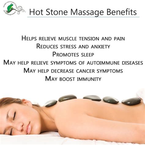 share the benefits of hot stone massage with your