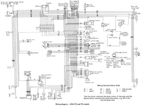 wiring diagram  toyota diagrams automotive  simple corolla   toyota corolla wiring