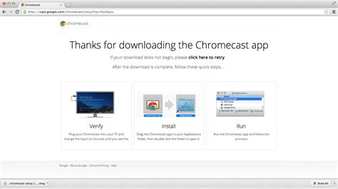 setup   chromecast  stream  content   mac  ios device tomac