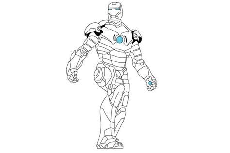 how to draw iron man in 2 options easy and simple