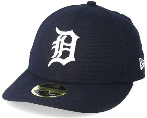 detroit tigers authentic team  profile fifty navywhite fitted