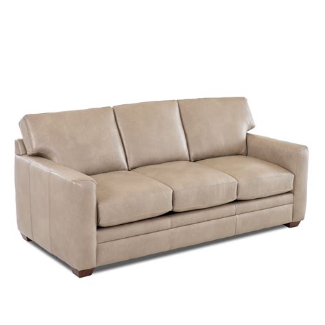 wayfair custom upholstery carleton leather sofa reviews wayfairca
