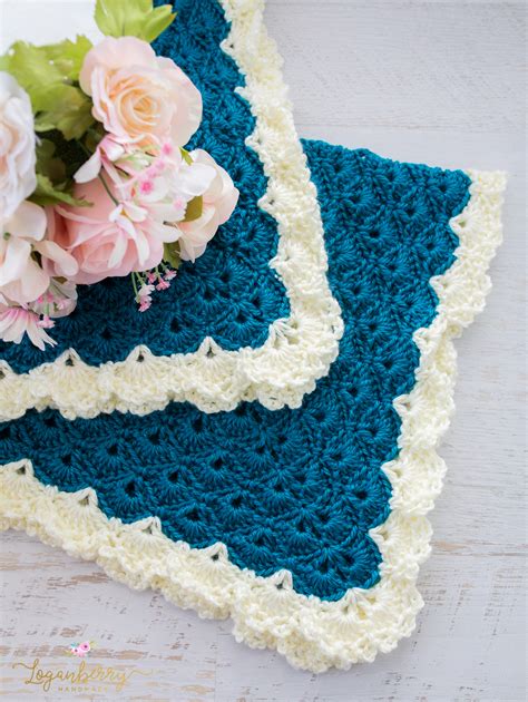 crochet blanket pattern loganberry handmade