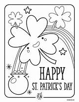 Pages Saint Coloriage Patricks Clover Patricio Getcolorings Malvorlagen Satisfactory Irish Shamrock Everythingetsy Leerlo Imprimé sketch template
