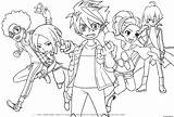 Bakugan Personnages sketch template