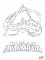 Avalanche Coloring Logo Colorado Pages Drawing Online Color Super Printable sketch template