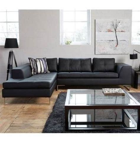 account suspended leather couch living room decor black sofa living