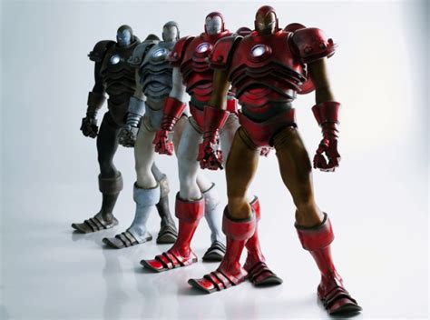 Custom Iron Man Action Figure Designs By Ashley Wood
