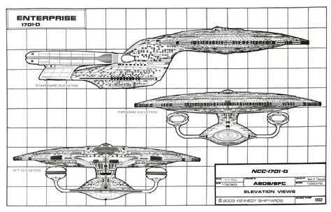 star trek blueprints starfleet vessel galaxy class starship uss enterprise ncc