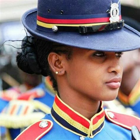 Kenyan Female Police Officer Police Women Female Police Officers Kenya