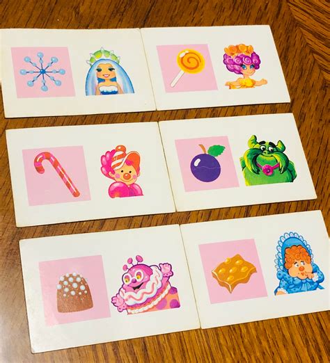 candy land character cards nostalgia