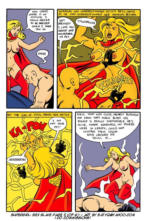 supergirl sex slave comic page interiors page 5 by satyq