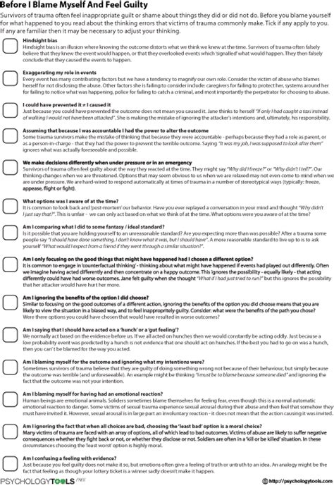 before i blame myself and feel guilty cbt worksheet