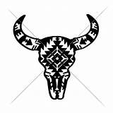 Skull Cow Bull Aztec Head Svg Pattern Clipart Dxf Drawing Eps Farmhouse Getdrawings Country Cuttables Chameleon Llc  Webstockreview sketch template