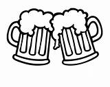 Cheers Cerveza Bier Pong Keg Brindis Suds Jarras Goma sketch template