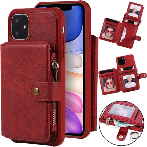 amazoncom iphone  wallet case  womeniphone  leather casekudex slim fit flip folio