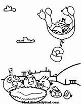 Angry Birds Coloring Pages Book Library Clipart Pigs Useful Most Cartoon sketch template