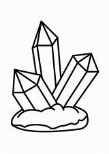 Cristalli Kristall Diamant Malvorlage Kleurplaten Kristalle Edelsteine Crystal Malvorlagen Kleurplaat Schulbilder Zeichnung Diamanten Kristallen Educolor Educol Tekenen Uitprinten Downloaden sketch template