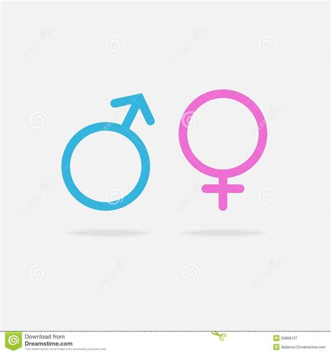 Male And Female Sexual Orientation Icon Stock Vector Image 50866137