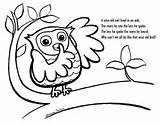 Owl Coloring Pages Printables Wise Old Funny Owls Cartoon Toddlers Toddler Girls sketch template