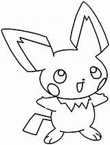 Pichu Coloring Pokemon Pages Piplup Color Laughing Printable Getcolorings Print Cute sketch template