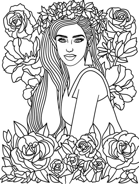 flower girl wedding coloring pages  flower site