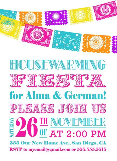printable fiesta invitations  printable