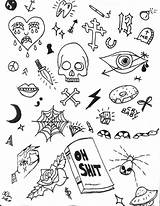 Flash Tattoo Sheet Tattoos Small Cute Drawings Guys Body Choose Board sketch template