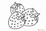 Strawberry Coloring Pages Strawberries Three Choose Board Printable sketch template