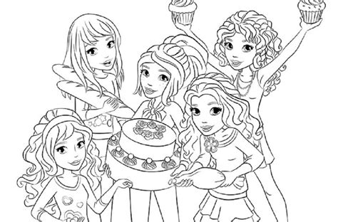 printable coloring pages lego friends coloring home
