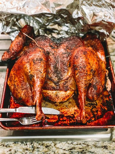 Smoked Spatchcock Turkey Mince Republic